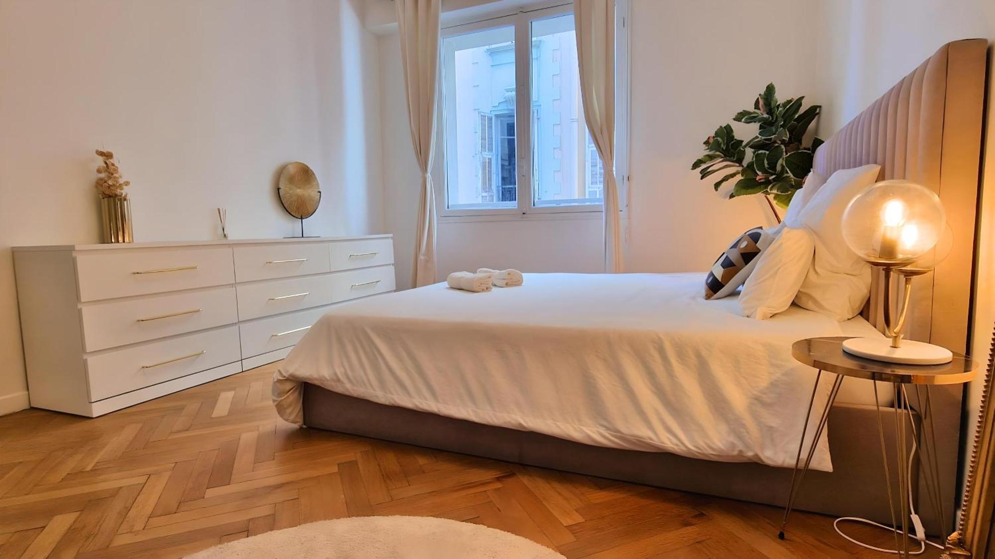 Jazzy Et Spacieux Appartement Prom Des Anglais Nice Buitenkant foto